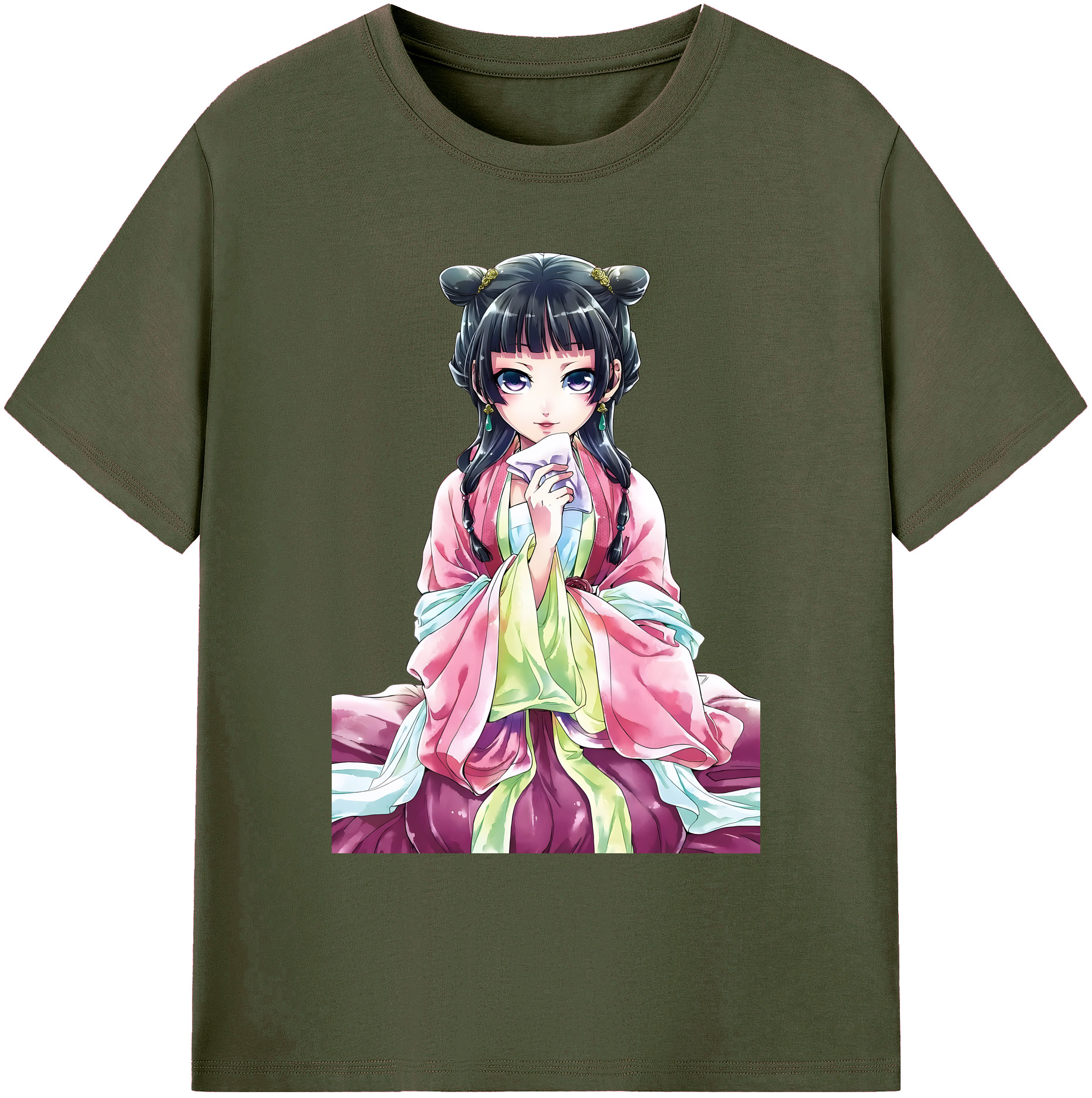 （画像用） 薬屋のひとりごと The Apothecary Diaries 綿100％ メンズ半袖Tシャツ｜肌触りやわらか＆通気性